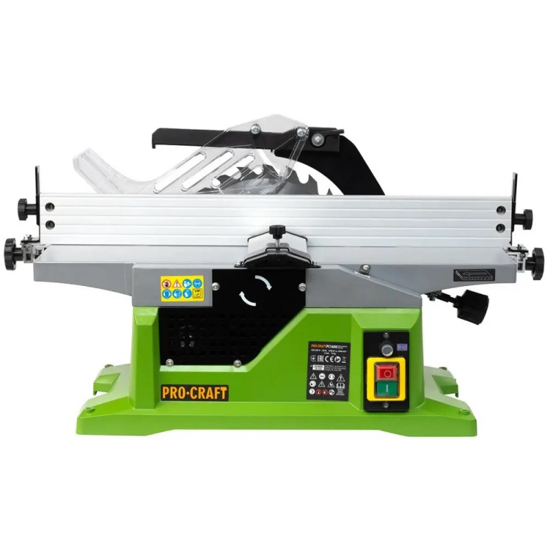 Стационарная циркулярная пила комбинированная с фуганком Procraft PC1600