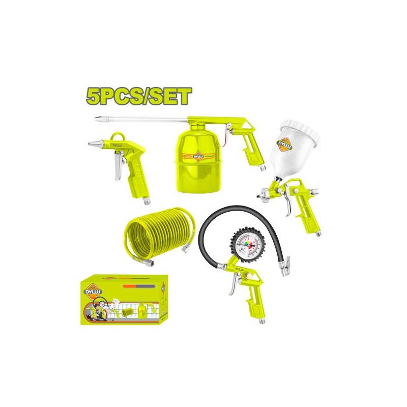 Набор краскопульты 5шт. DYLLU DTAX1505