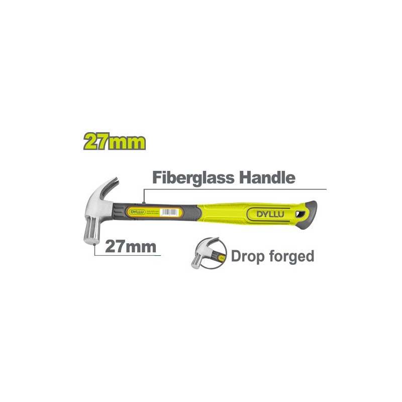 Молоток с изогнутым кончиком 27мм DYLLU DTHM3327