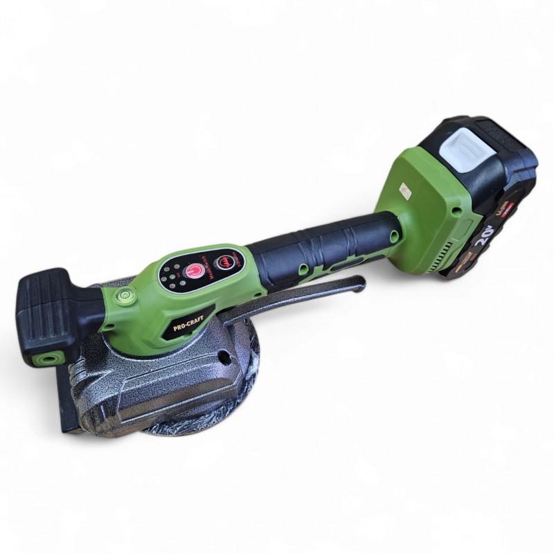 Аккумуляторная виброприсоска для плитки Procraft PTM20 (с 1 акб)