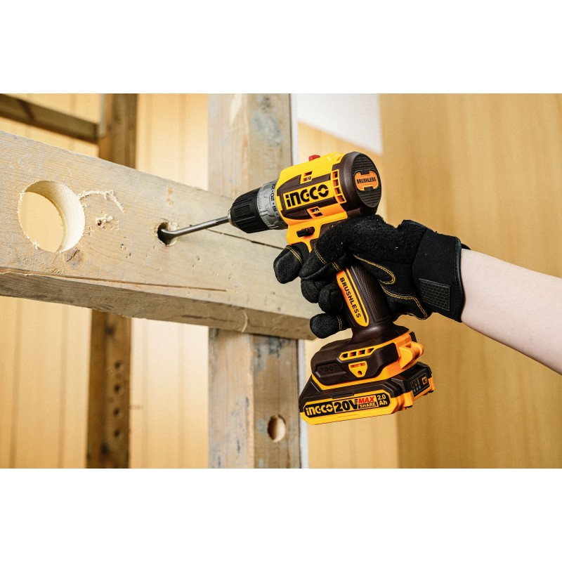 Aккумуляторный  шуруповёрт 2*2Ah  52N.m INGCO CDLI20453