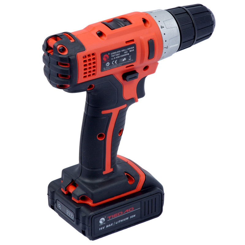 Шуруповерт аккумуляторный 16V Li-Ion TDT1601 TIEDAO