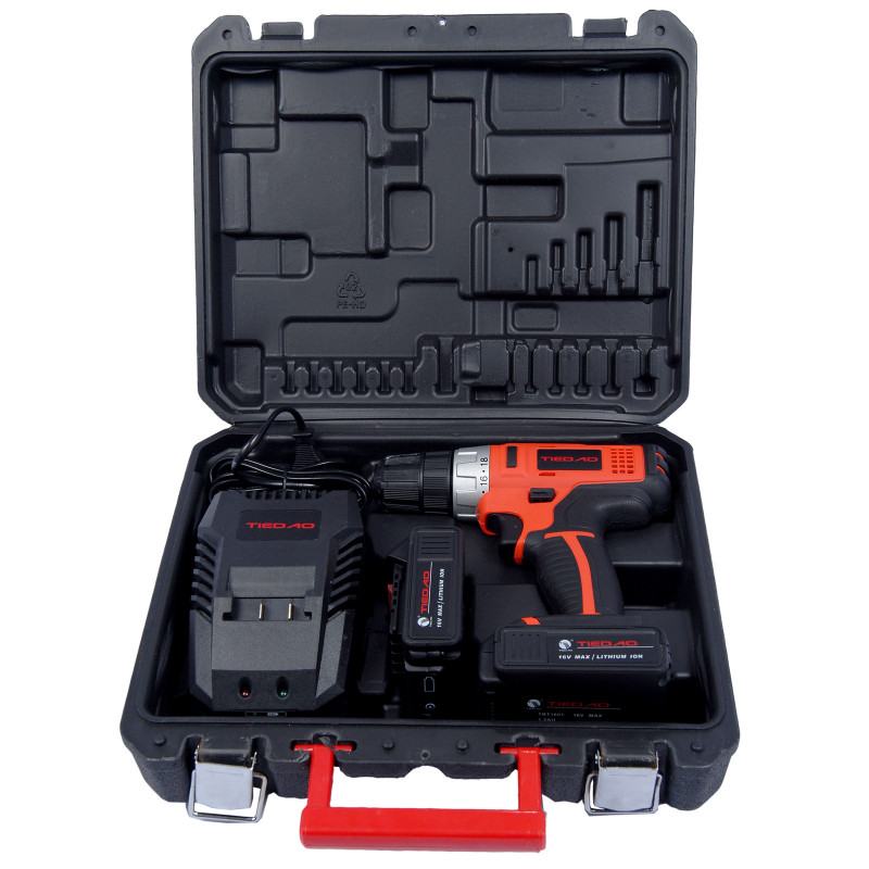 Шуруповерт аккумуляторный 16V Li-Ion TDT1601 TIEDAO