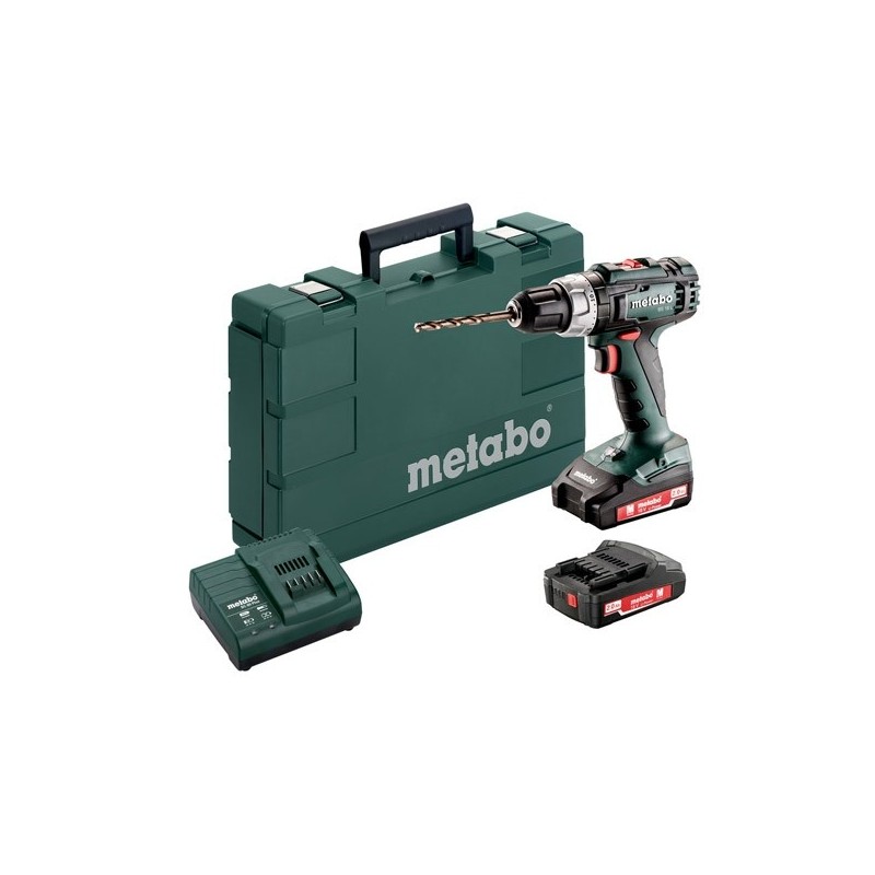 Шуруповёрт аккумуляторный BS 18 L 2x2.0 Ah METABO