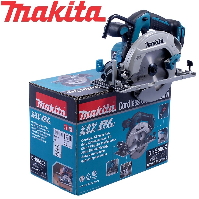Циркулярная пила  без акум. (Совместим Li-Ion 18V) DHS680Z Makita