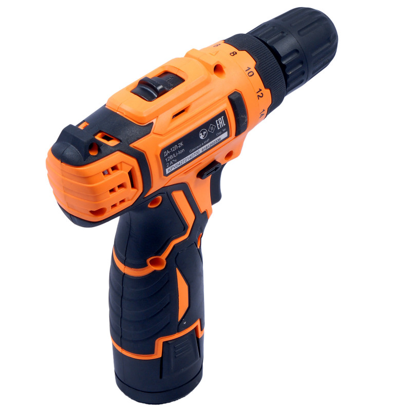 Шуруповерт аккумуляторный ДА-12Л-2К Вихрь
