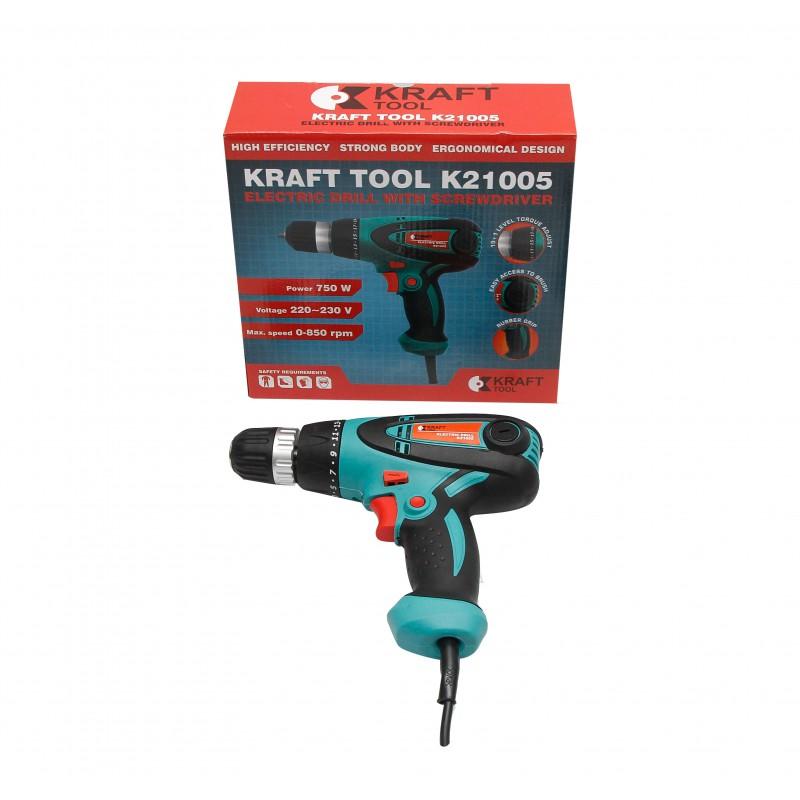 Электрошуруповерт 750W K21005 Kraft Tool