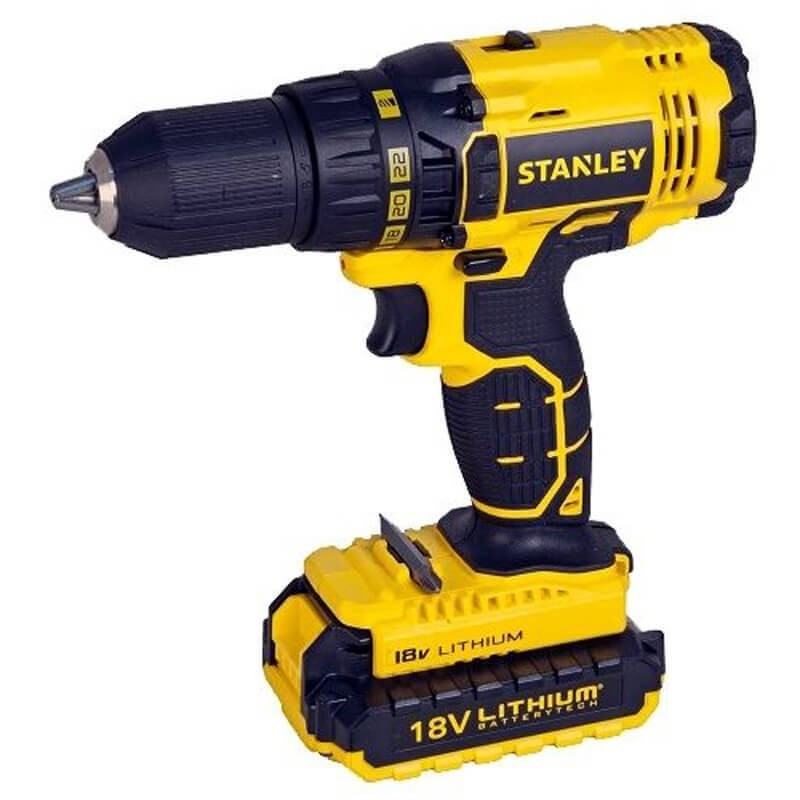 Шуруповерт аккумуляторный Li-Ion 18V/1.5A STANLEY SCD20S2K