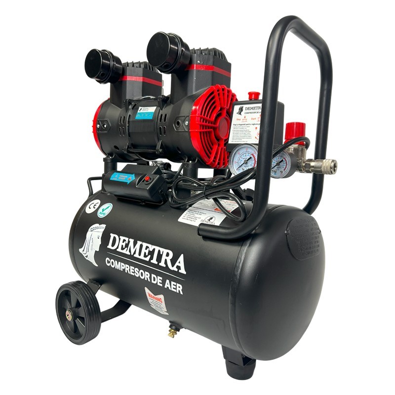 Безмасляный воздушный компрессор Demetra DN1500-24