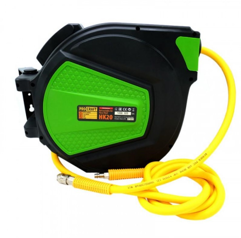 Пневмошланг Procraft HK20 в катушке — общий вид
