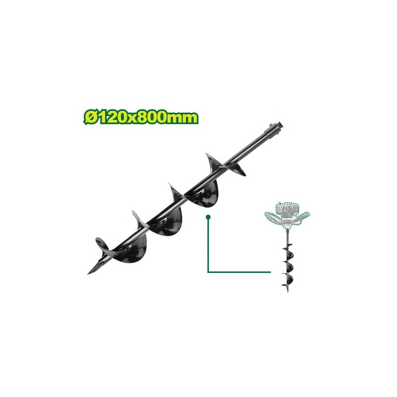 Бур для мотобура 12*80cм DYLLU DTDZ1A52-2