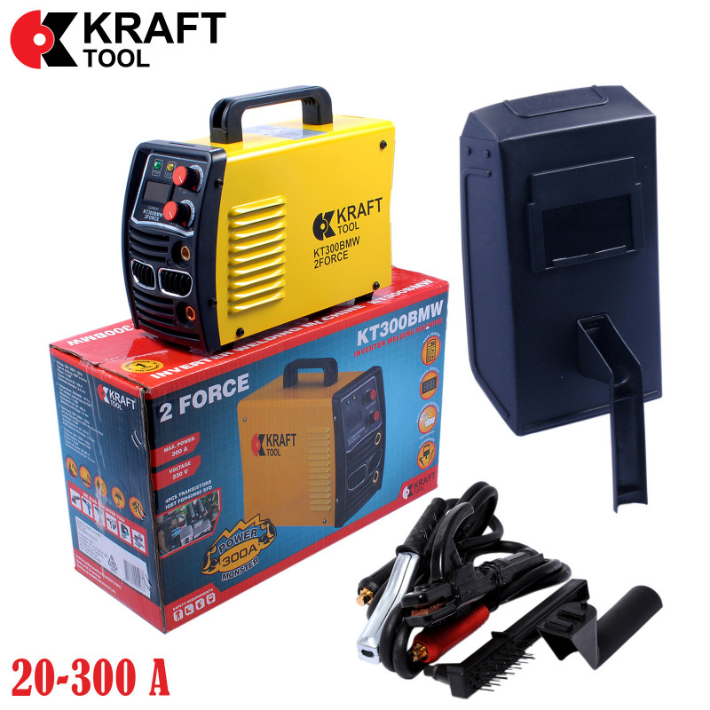 Инверторный сварочный аппарат KraftTool 300A KT300BMW 2FORCE