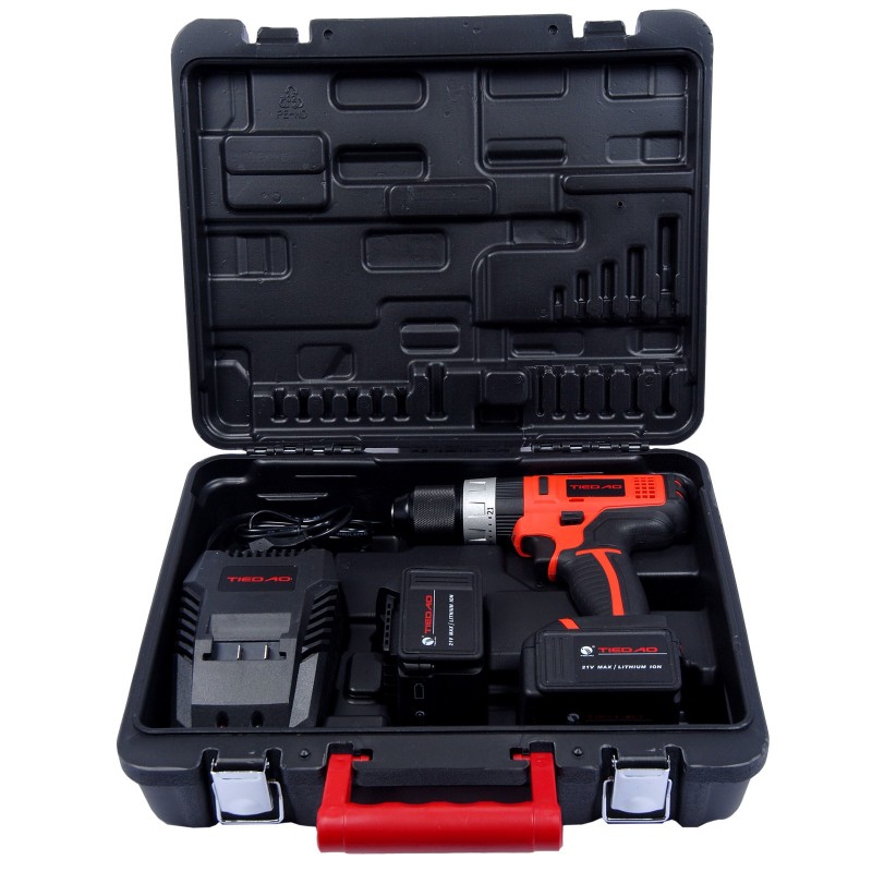 Шуруповерт аккумуляторный 21V Li-Ion TDT2001H TIEDAO