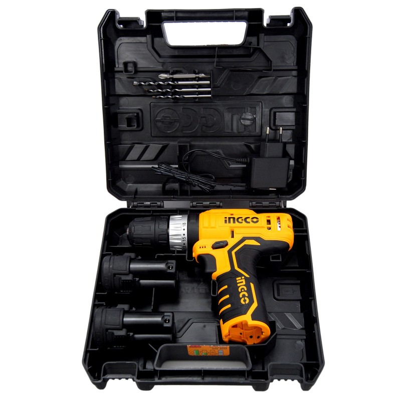 Шуруповерт акумуляторный ударный Li-Ion 12В/1.5А INGCO CIDLI1232