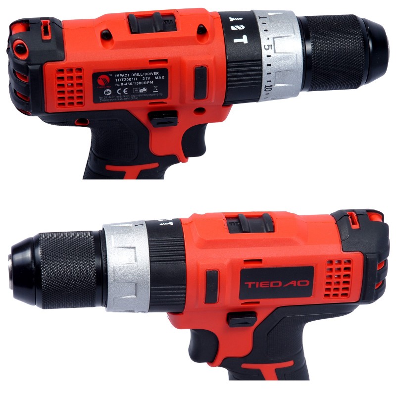 Шуруповерт аккумуляторный 21V Li-Ion TDT2001H TIEDAO