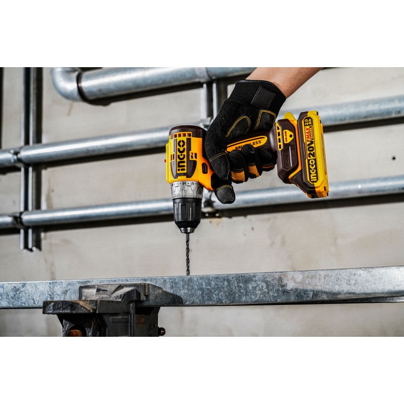 Aккумуляторный  шуруповёрт 2*2Ah  52N.m INGCO CDLI20453