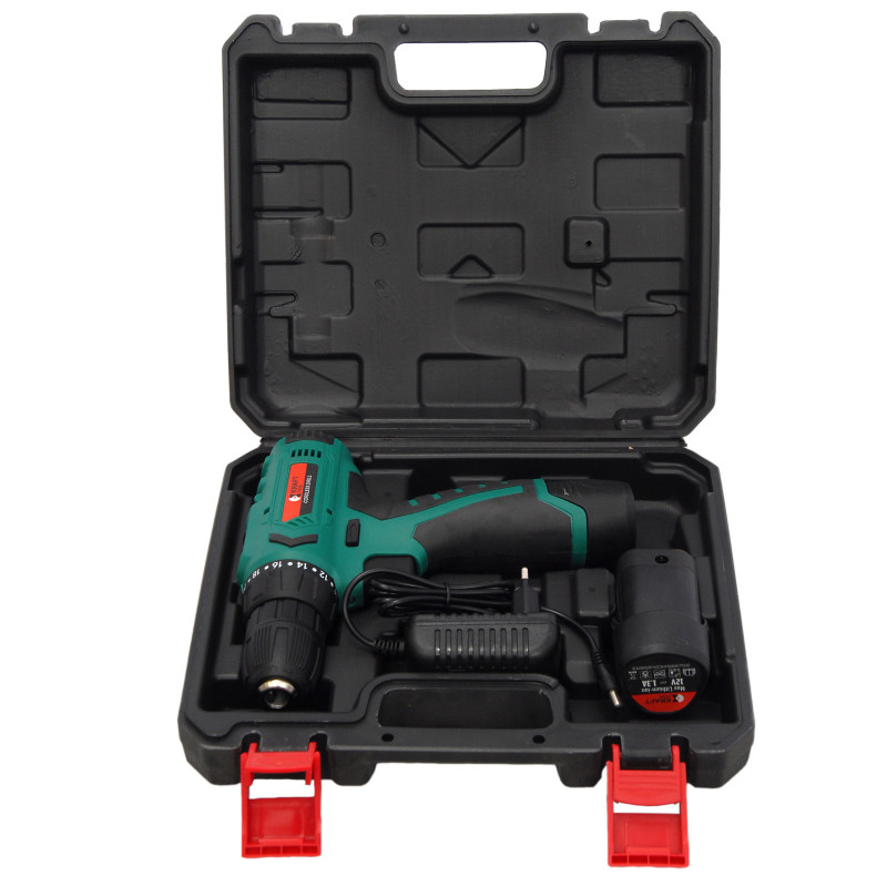 Шуруповерт аккумуляторный KraftTool 12V KT12VLi-Ion