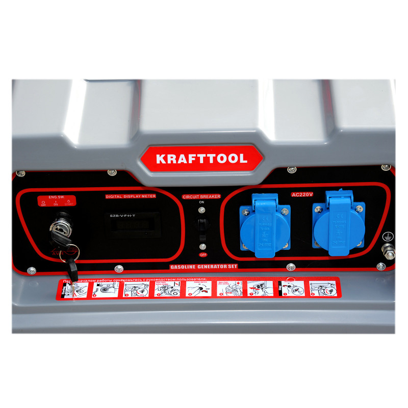 Генератор бензиновый 5.5KW KraftTool KTG6500N