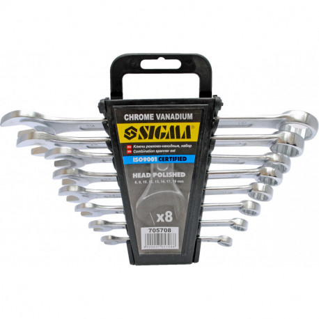 КЛЮЧИ РОЖКОВО-НАКИДНЫЕ 8buc 8-19 705708