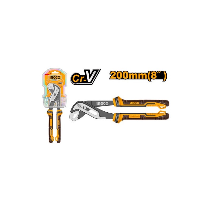 Клещи зажимные 200мм INGCO HPP28208