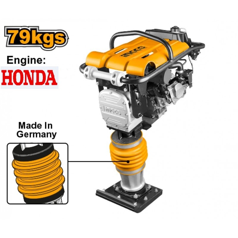 Трамбовка вибрационная бензиновая INGCO Honda GRT75-1 79кг 5.5ЛС