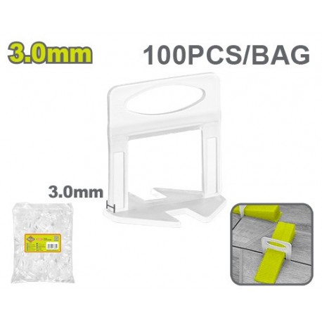 Зажим для выравнивания плитки 3мм 100шт. DYLLU DTXZ3001