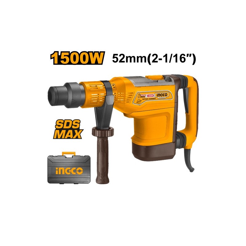 Перфоратор INGCO 1500Вт 52mm RH1500528