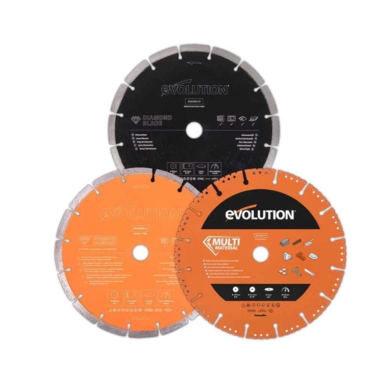 Бетонорез 230мм Evolution  R230DCT