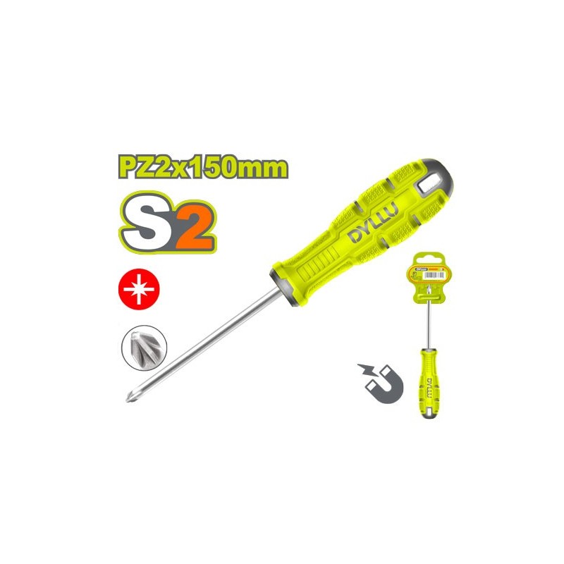 Отвертка позидрив PZ2*150мм DYLLU DTSDC226