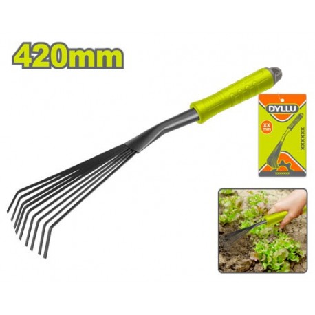 Грабли мини садовые 420х140мм DYLLU DTWK2142