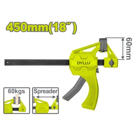 Быстрозажимная струбцина 60x450мм DYLLU DTCP4318
