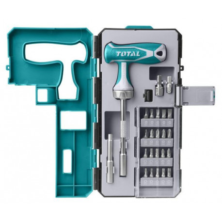 Набор Отвёрток с трещёткой PH/SL, 25 buc. TACSD30256 TOTAL