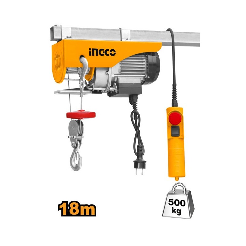 Таль электрическая 500кг 18м INGCO EH5001