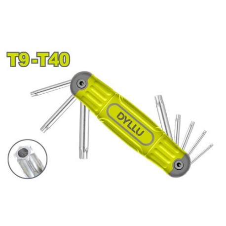 Набор шестигранников 8 шт.T9-T40 DYLLU DTHK3281