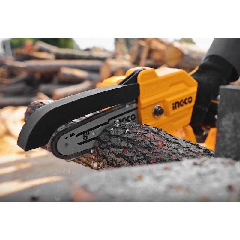 Мини цепная пила без аккумулятора INGCO CGSLI2058