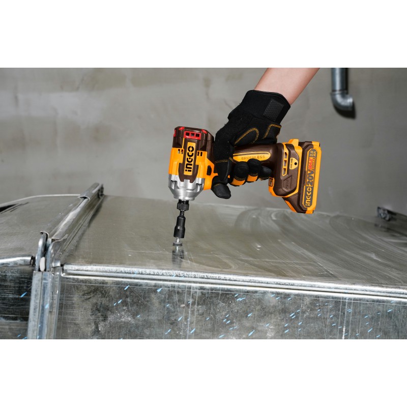 Аккумуляторный ударный винтовёрт  20V/2*2A 285Nm INGCO CIRLI2028