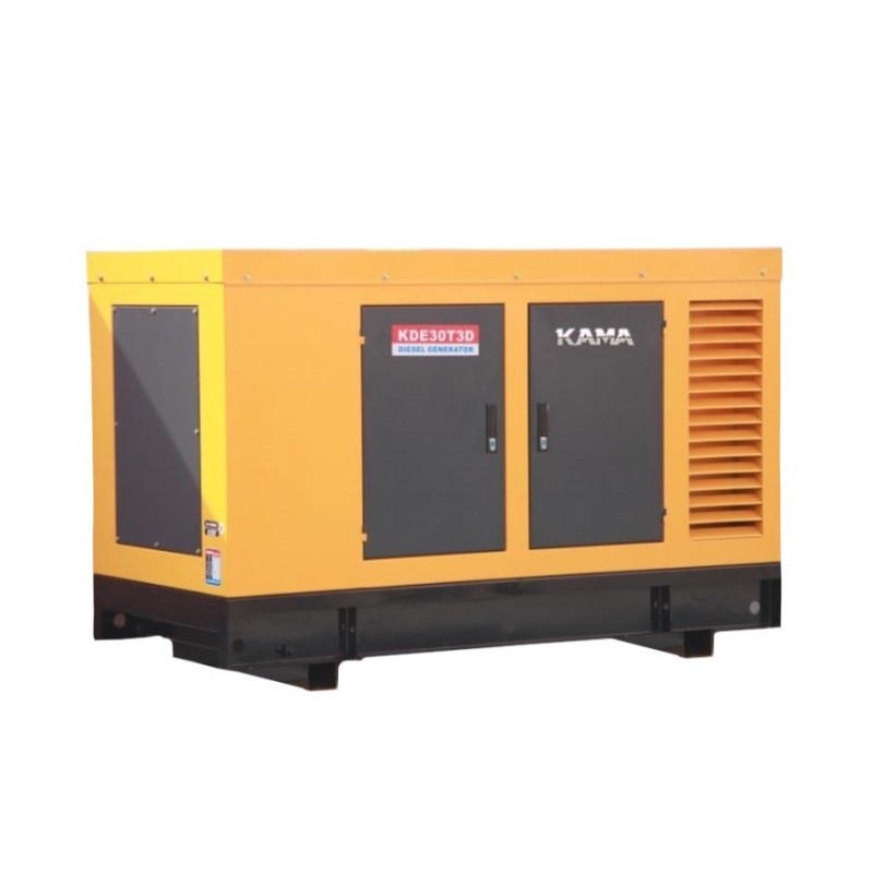 Дизельный электрогенератор Kama KDE30T3D+ATS