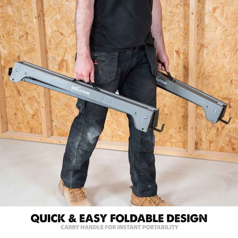 Металлическая подставка для пил со складными ногами  Evolution