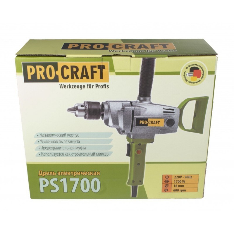 Дрель-миксер Procraft PS1700
