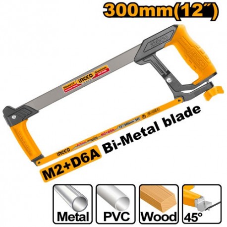 Ножовка по металлу 300mm INGCO HHF3008