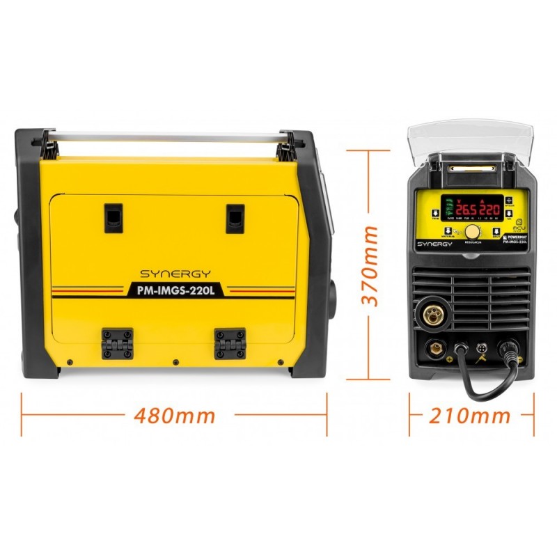 Сварочный полуавтомат Powermat PM-IMGS-220L SYNERGY 220A...