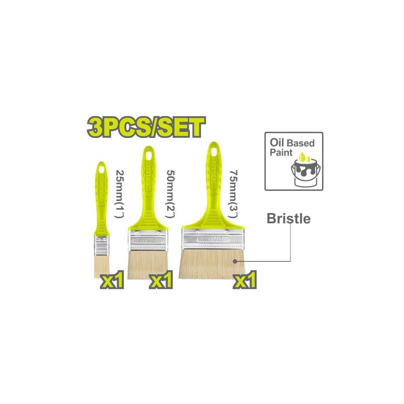 Набор кистей для покраски 3шт. DYLLU DTPB1931