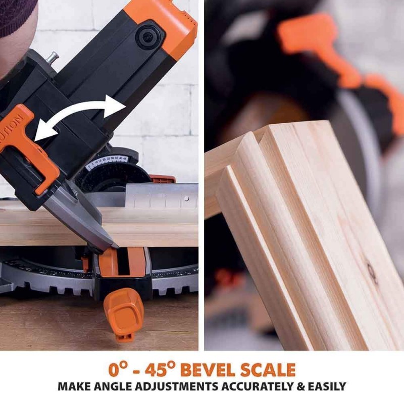 Торцовочная многофункциональная  пила 255mm 2000В Evolution...