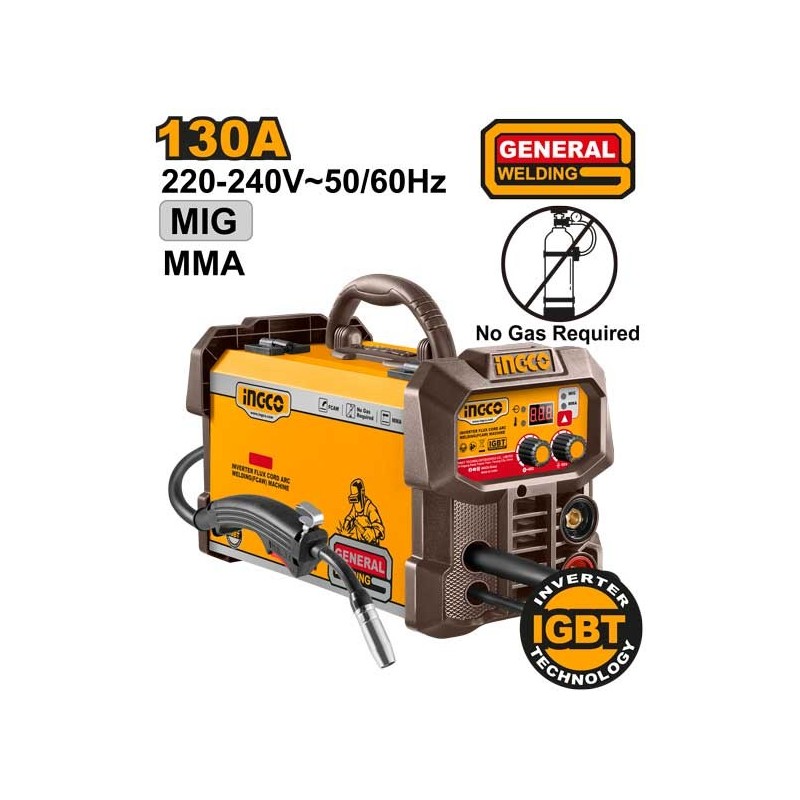 Сварочный аппарат полуавтомат 130A INGCO ING-FC13018