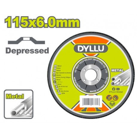 Диск абразивный для шлифовки 115*6,0*22.2мм DYLLU DTAC1347