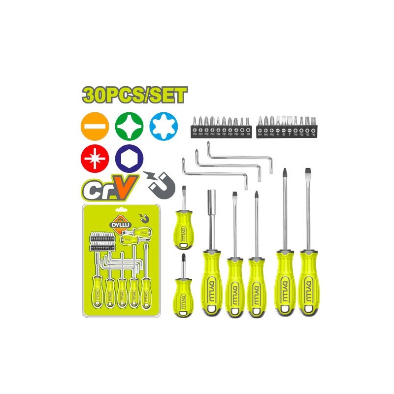 Набор отверток 30шт DYLLU DTSS1430