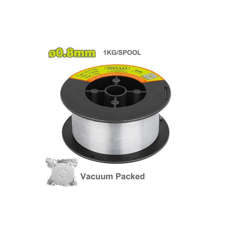 Cварочная проволока с флюсом 0.8mm 1кг DYLLU DTSFC08012