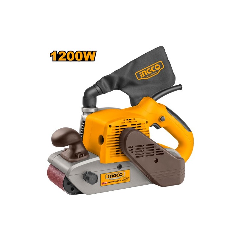 Шлифовальная машина ленточная 1200Вт INGCO PBS12001