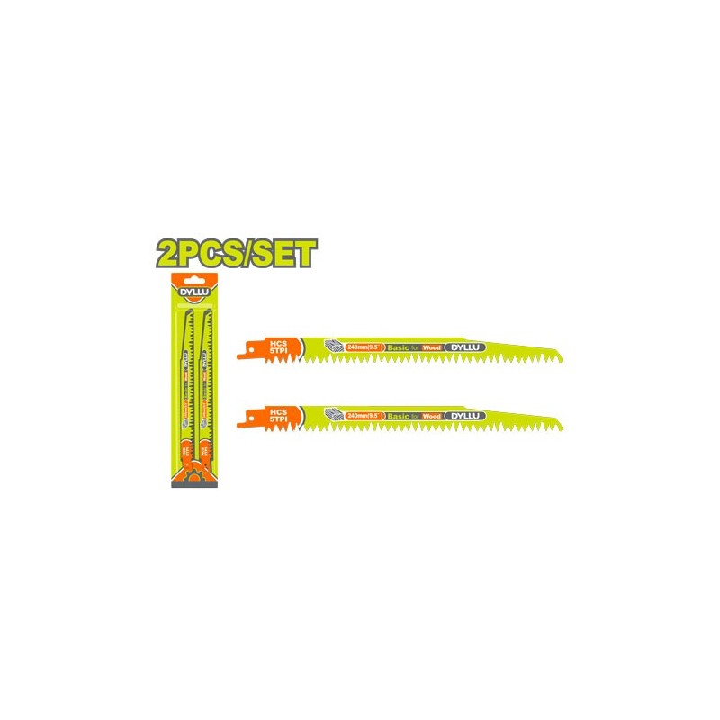 Комплект полотен по дереву для сабельной пилы 2 шт. DYLLU...