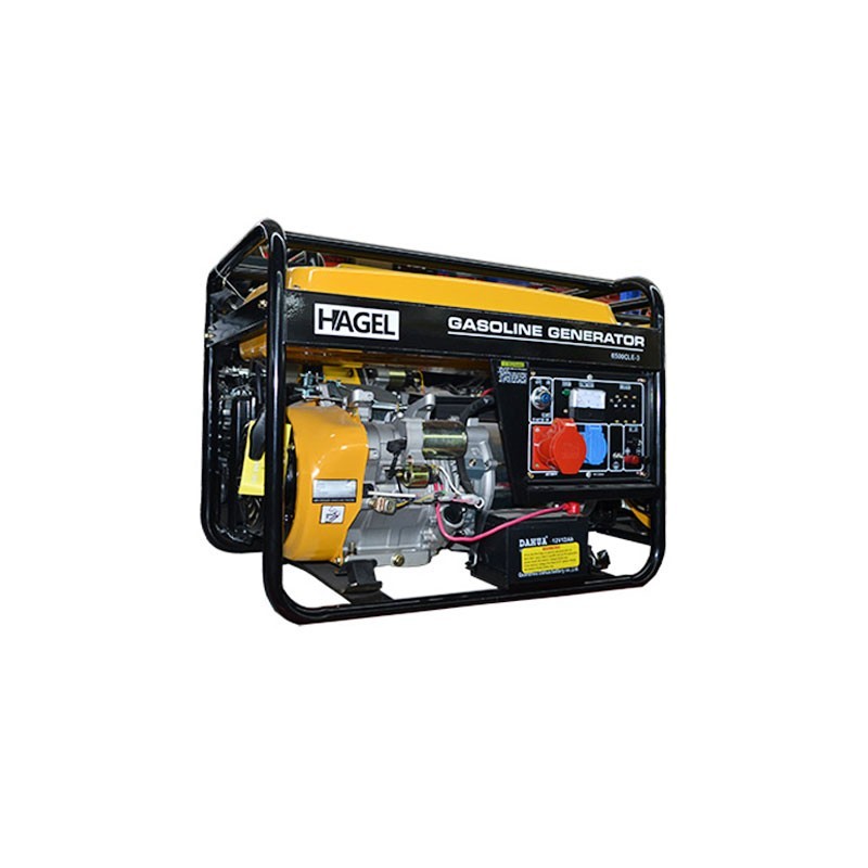 Генератор HAGEL 6500CLE-3 бензин + ATS 5 кВт 380/220 В